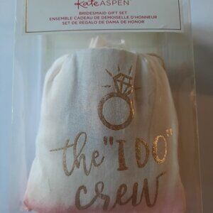 Kate Aspen "I Do Crew" Gift for Bridesmaid Set NEW in package